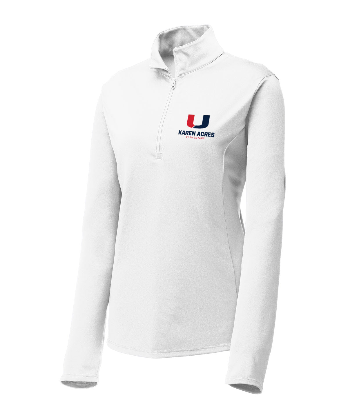 Karen Acres Pride Womens 1/4 Zip Solid Pullover