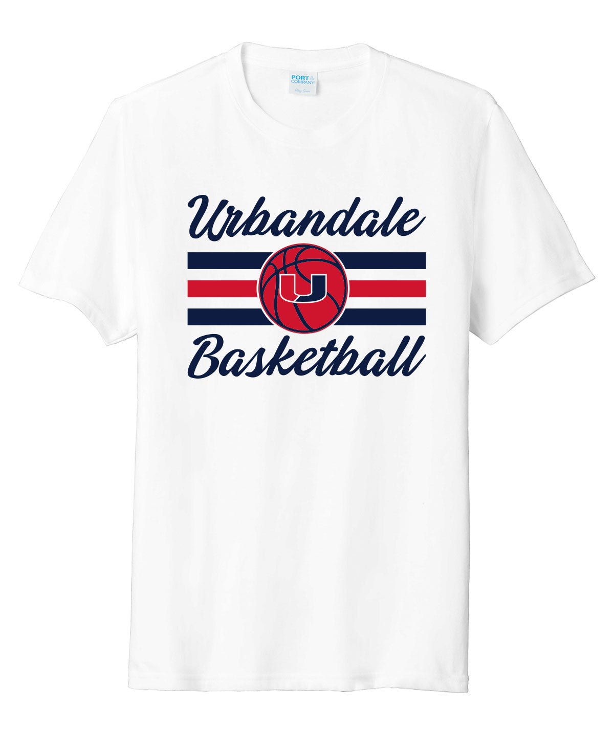 2025-2026 Urbandale Girls Basketball Stripes Soft Tee