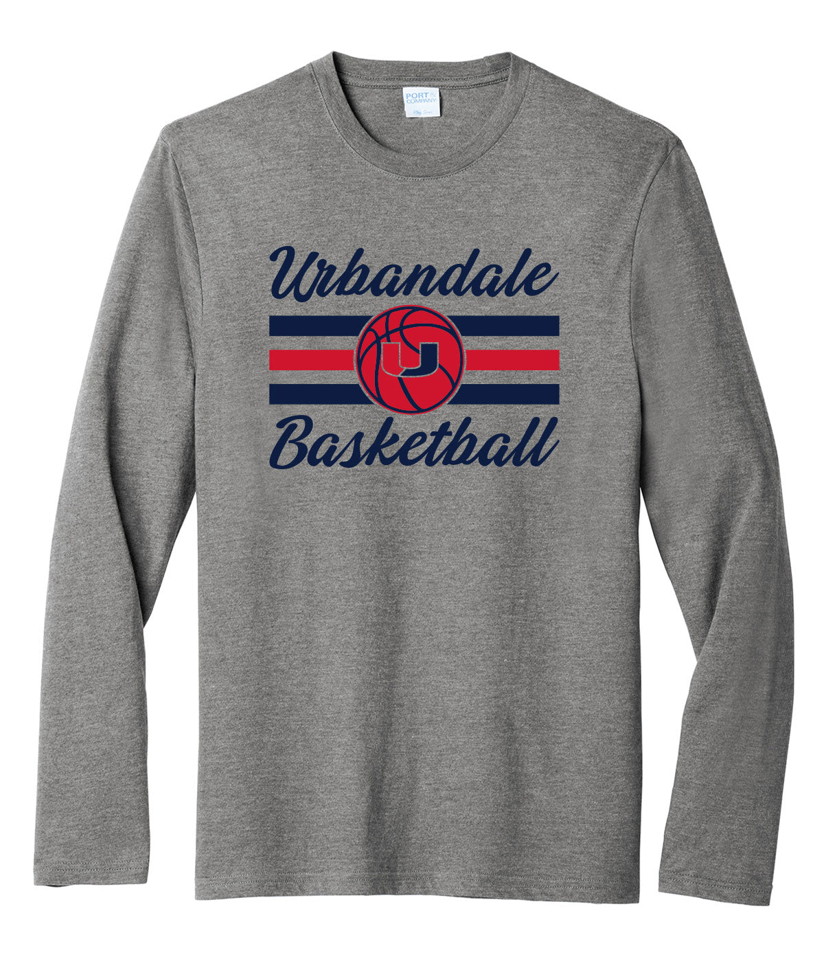 2025-2026 Urbandale Girls Basketball Stripes Long-Sleeve Soft Tee