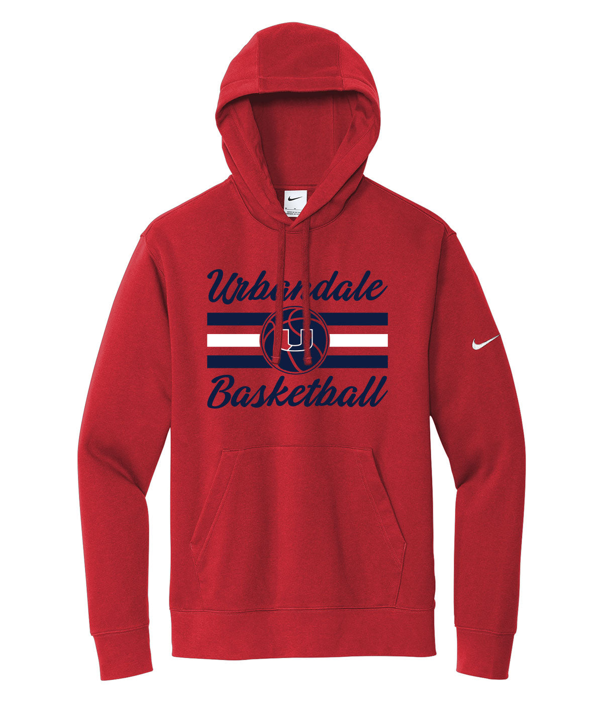 2025-2026 Urbandale Girls Basketball Stripes Nike Fleece Hoodie