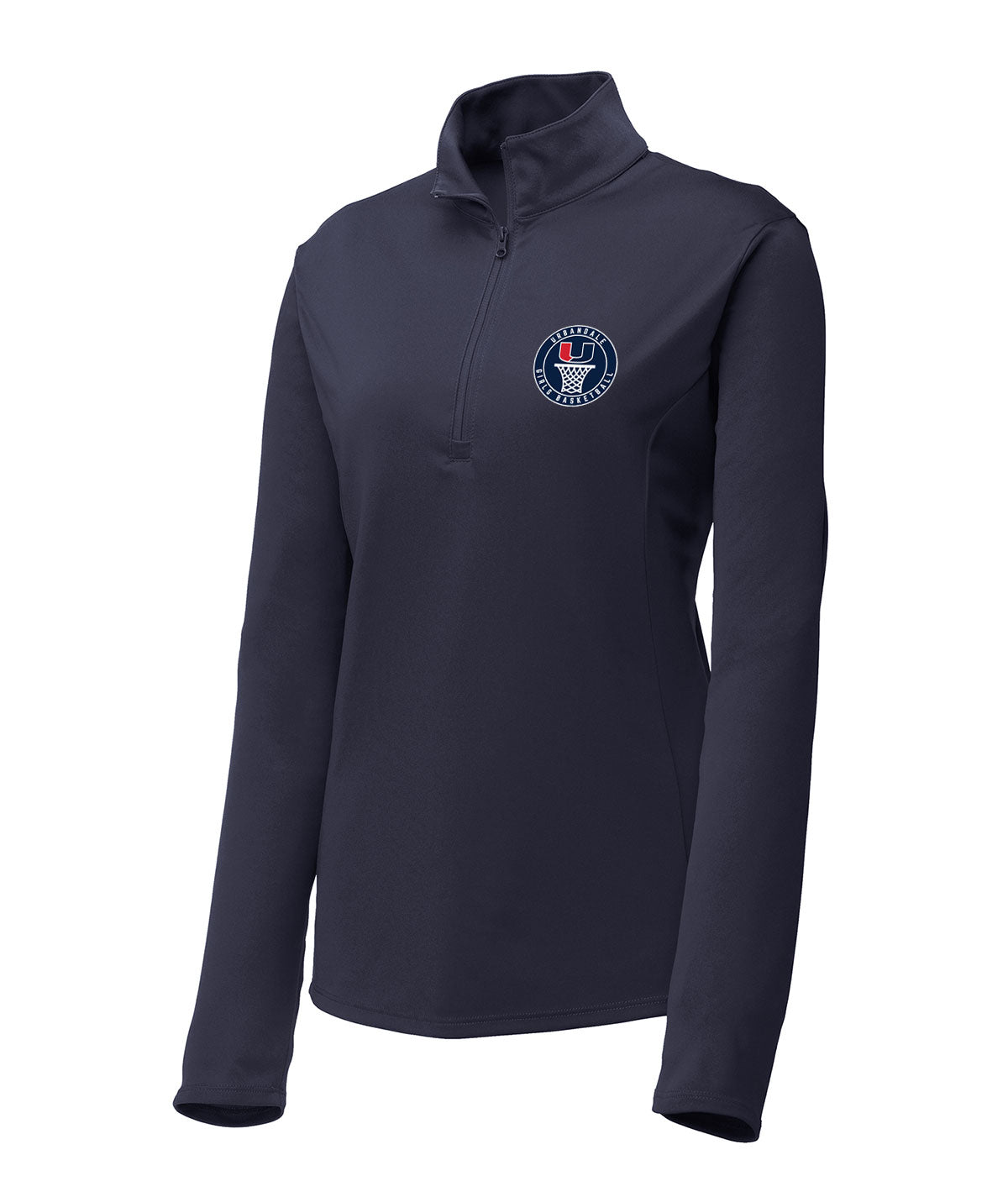 Urbandale Girls Basketball Womens 1/4 Zip Solid Pullover