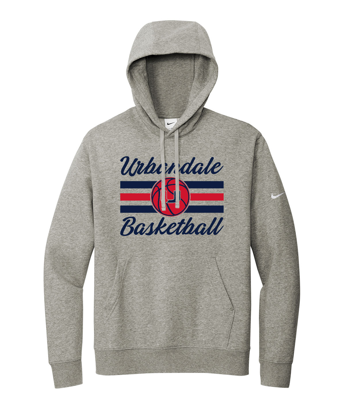 2025-2026 Urbandale Girls Basketball Stripes Nike Fleece Hoodie