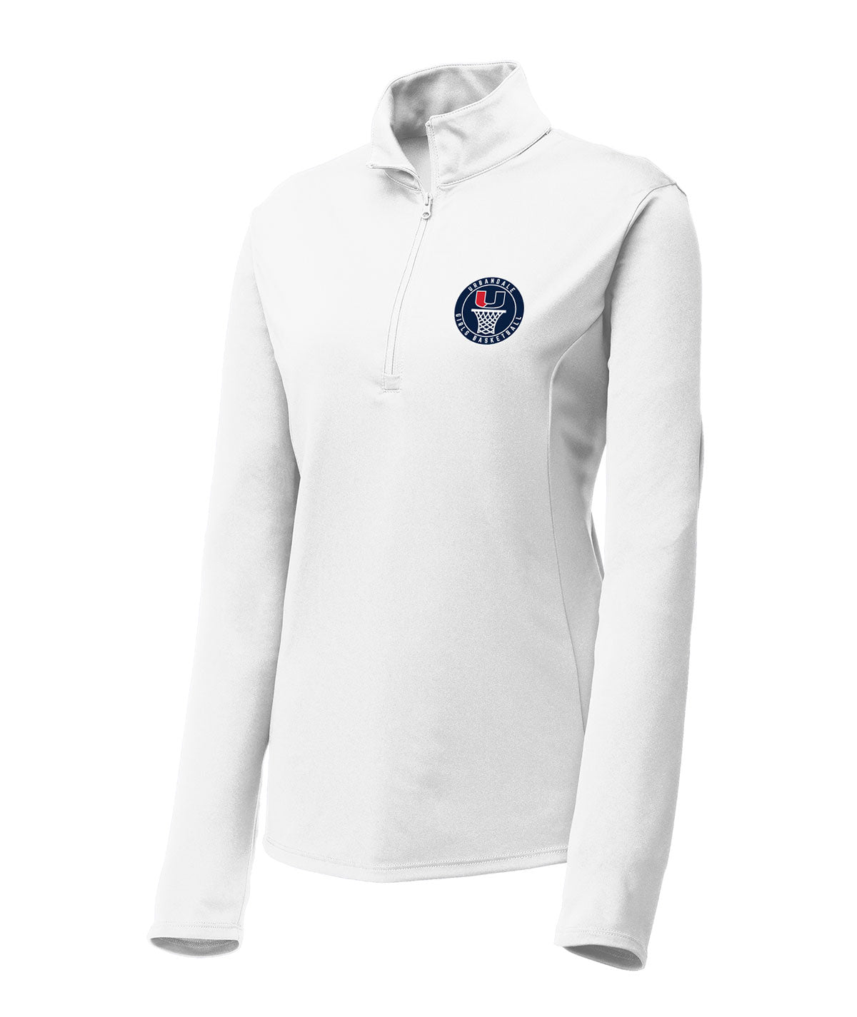 Urbandale Girls Basketball Womens 1/4 Zip Solid Pullover
