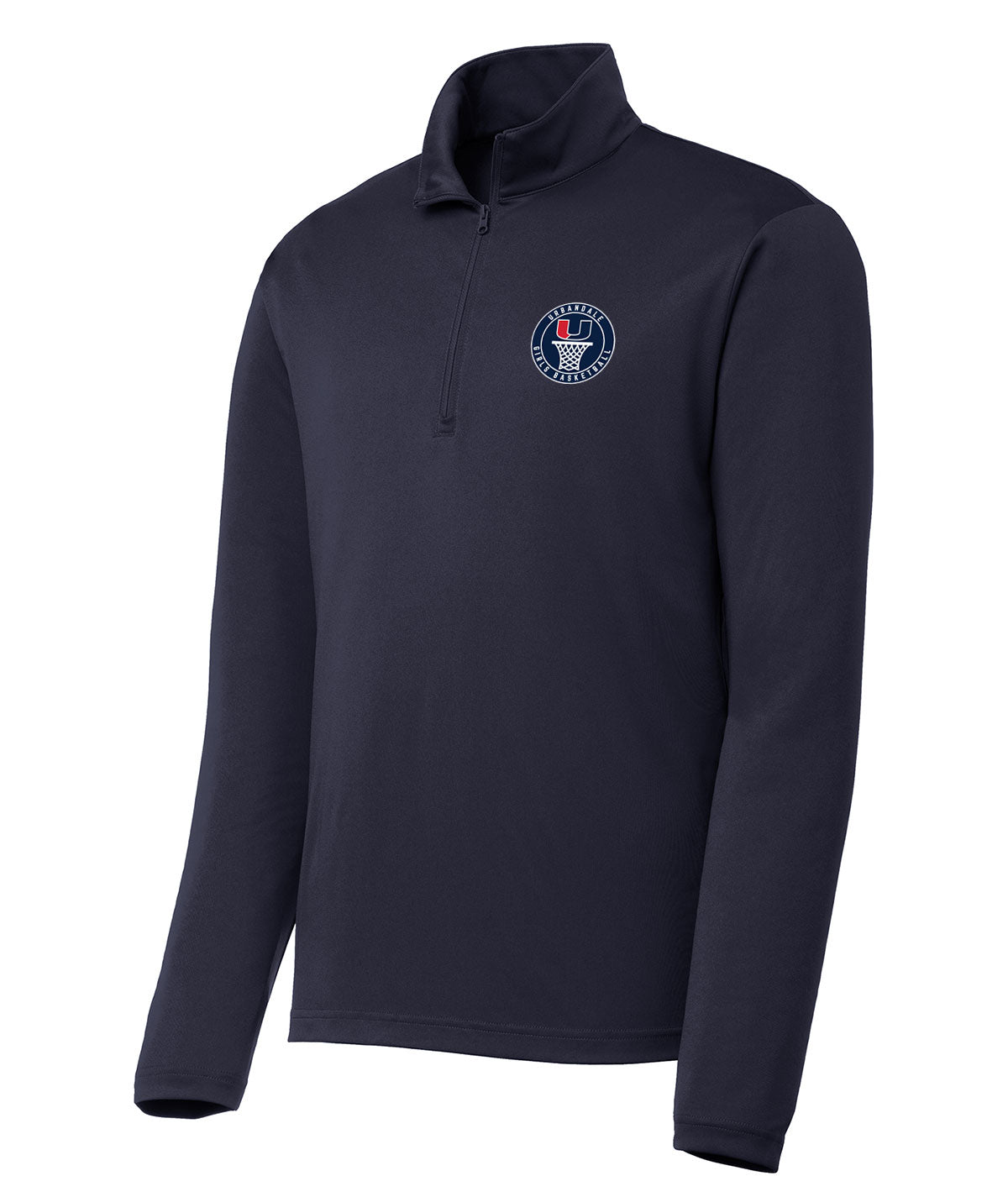 Urbandale Girls Basketball Mens 1/4 Zip Solid Pullover
