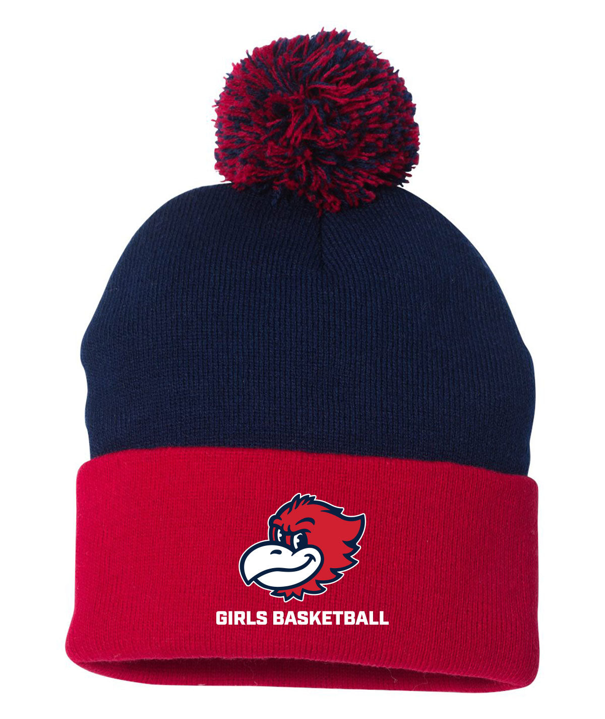 Urbandale Girls Basketball Bar Pom Beanie