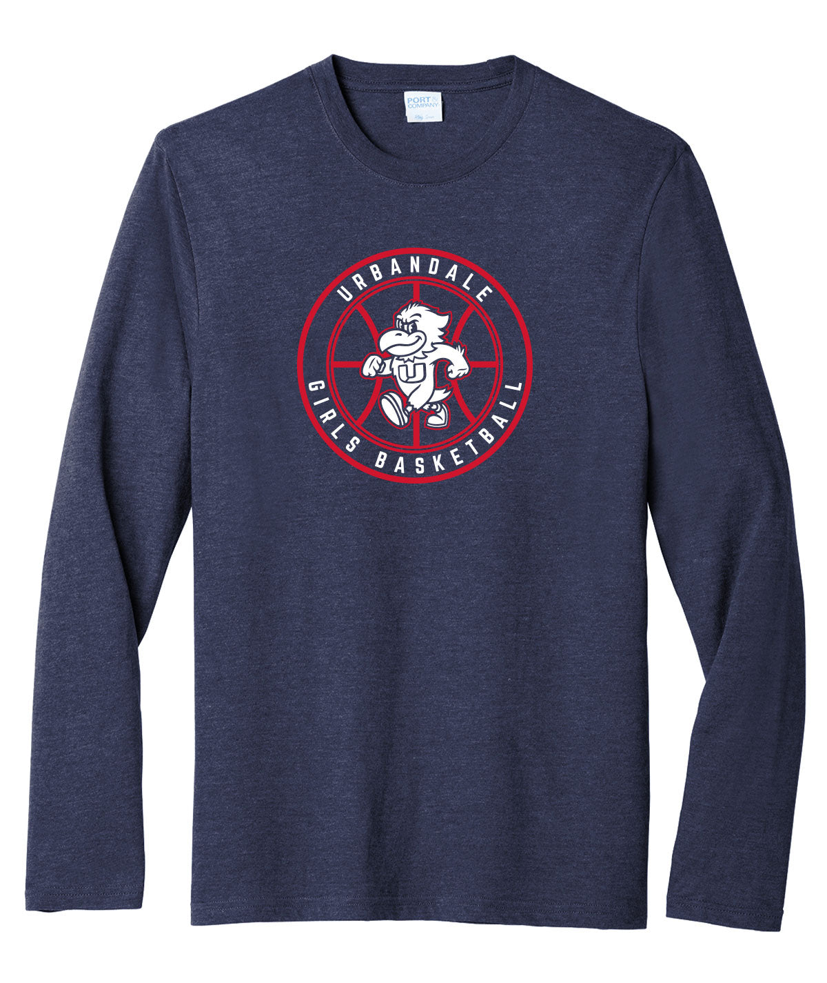 2025-2026 Urbandale Girls Basketball Roundel Long-Sleeve Soft Tee