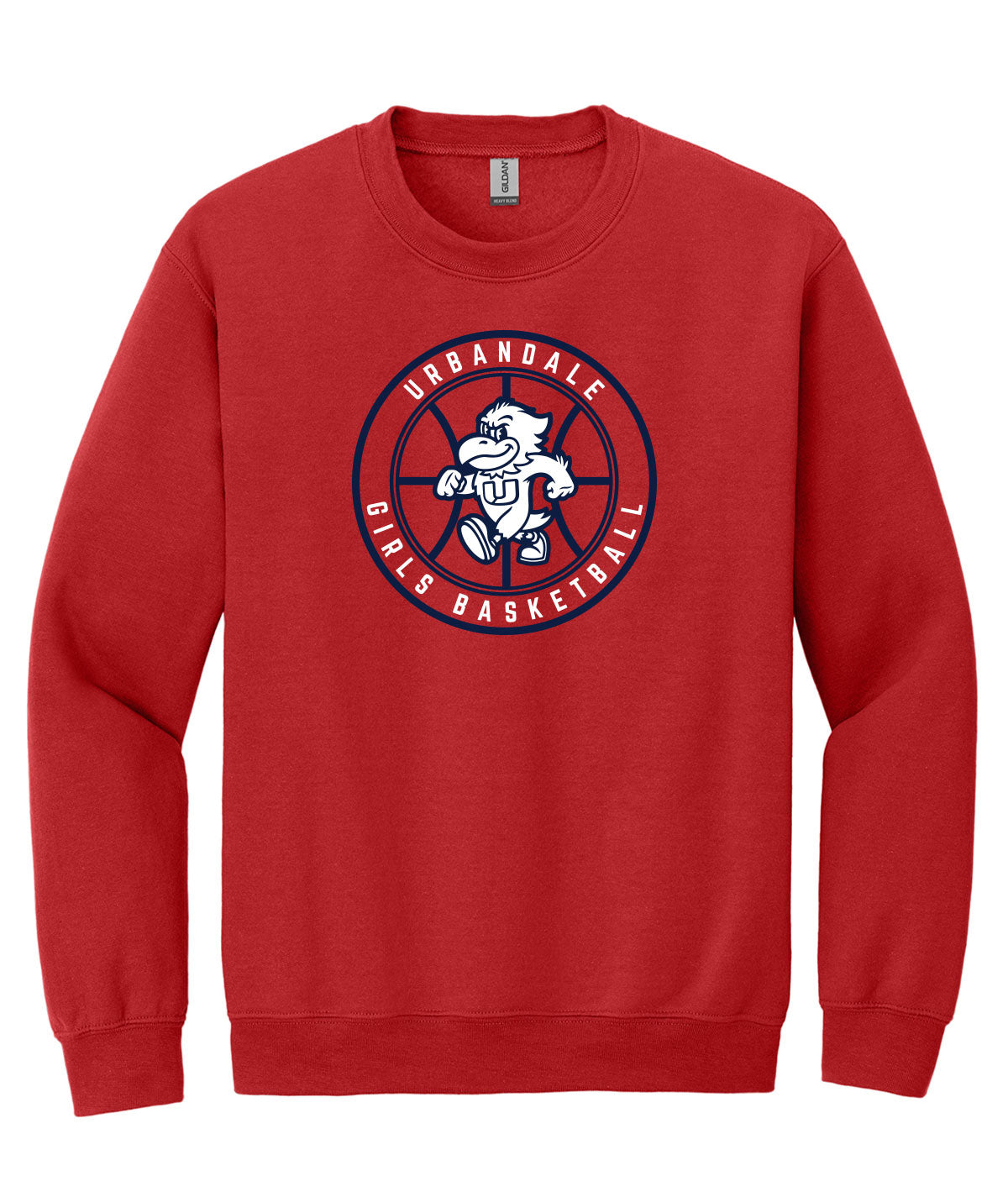 2025-2026 Urbandale Girls Basketball Roundel Crewneck Sweatshirt