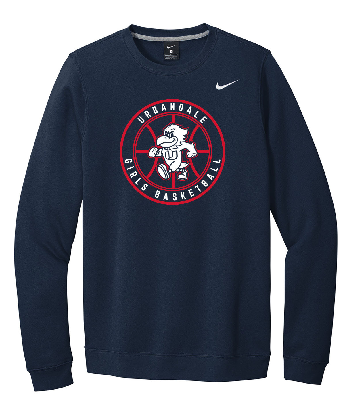 2025-2026 Urbandale Girls Basketball Roundel Nike Crewneck Fleece