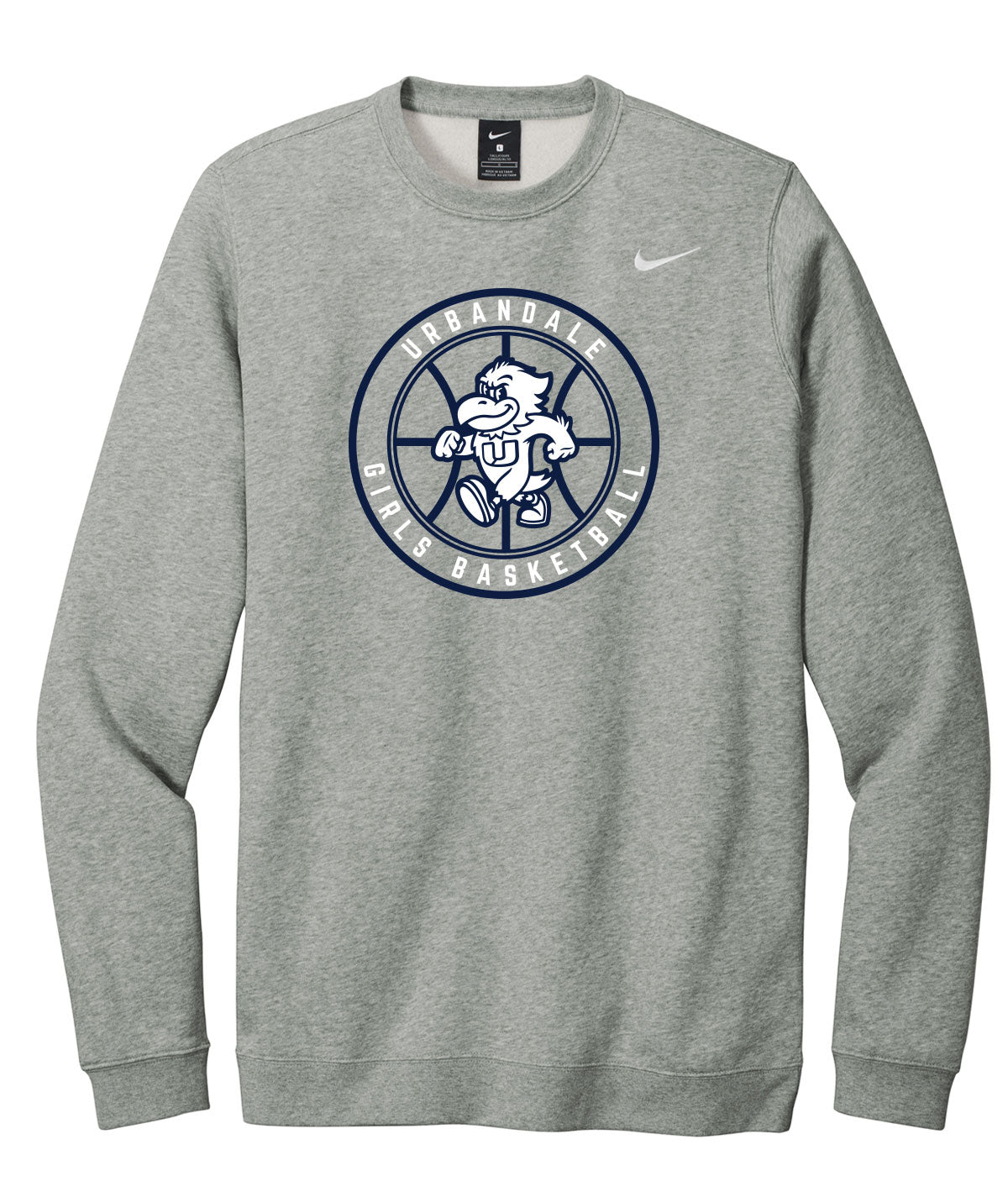 2025-2026 Urbandale Girls Basketball Roundel Nike Crewneck Fleece