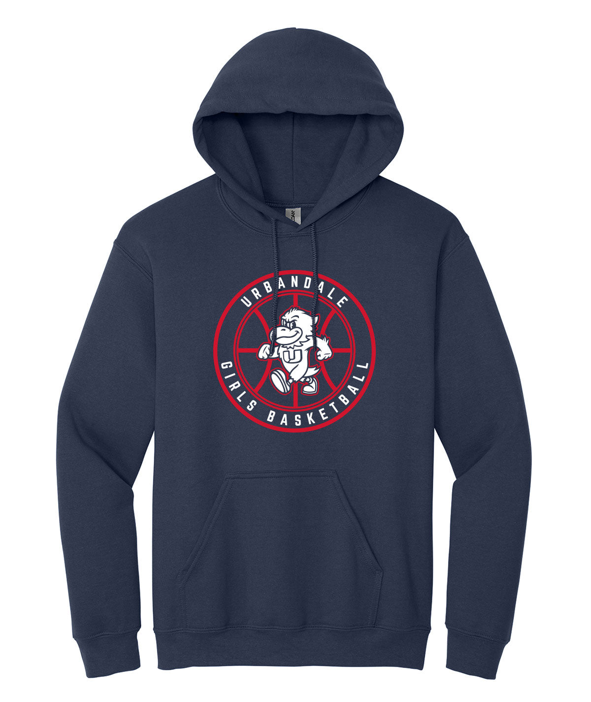 2025-2026 Urbandale Girls Basketball Roundel Hooded Sweatshirt