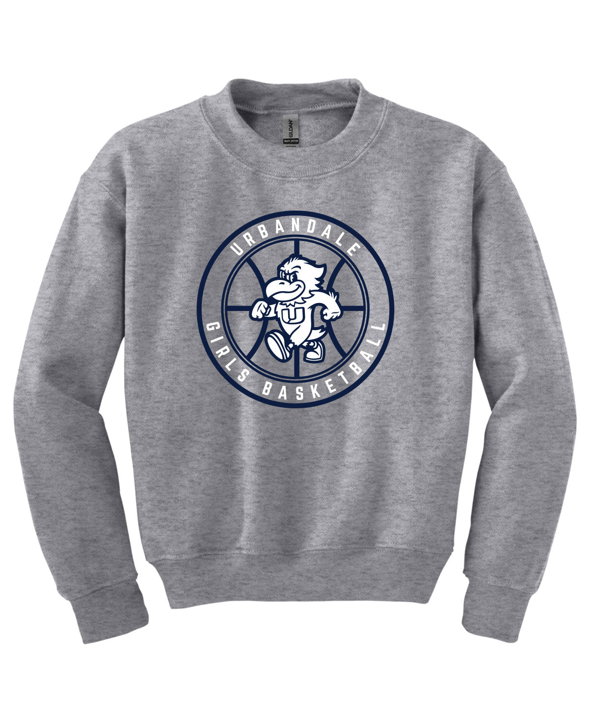 2025-2026 Urbandale Girls Basketball Roundel Youth Crewneck Sweatshirt
