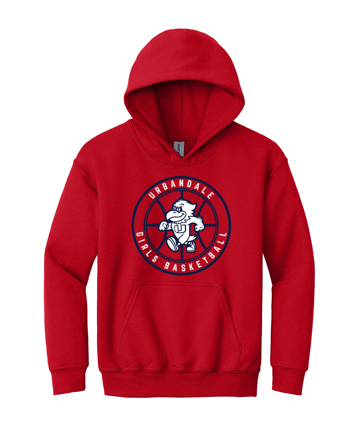 2025-2026 Urbandale Girls Basketball Roundel Youth Hooded Sweatshirt