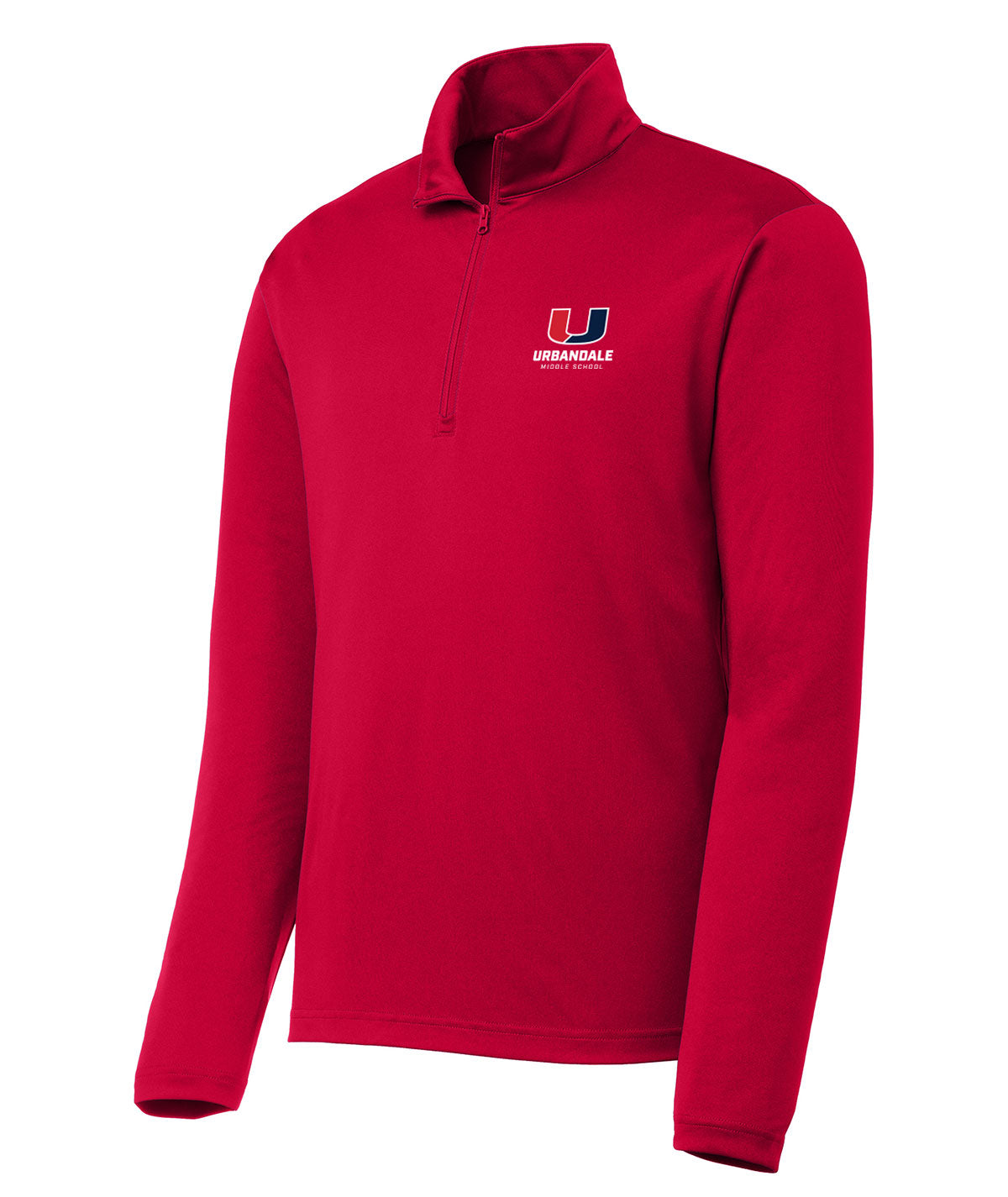 Middle School Pride 1/4 Zip Solid Pullover