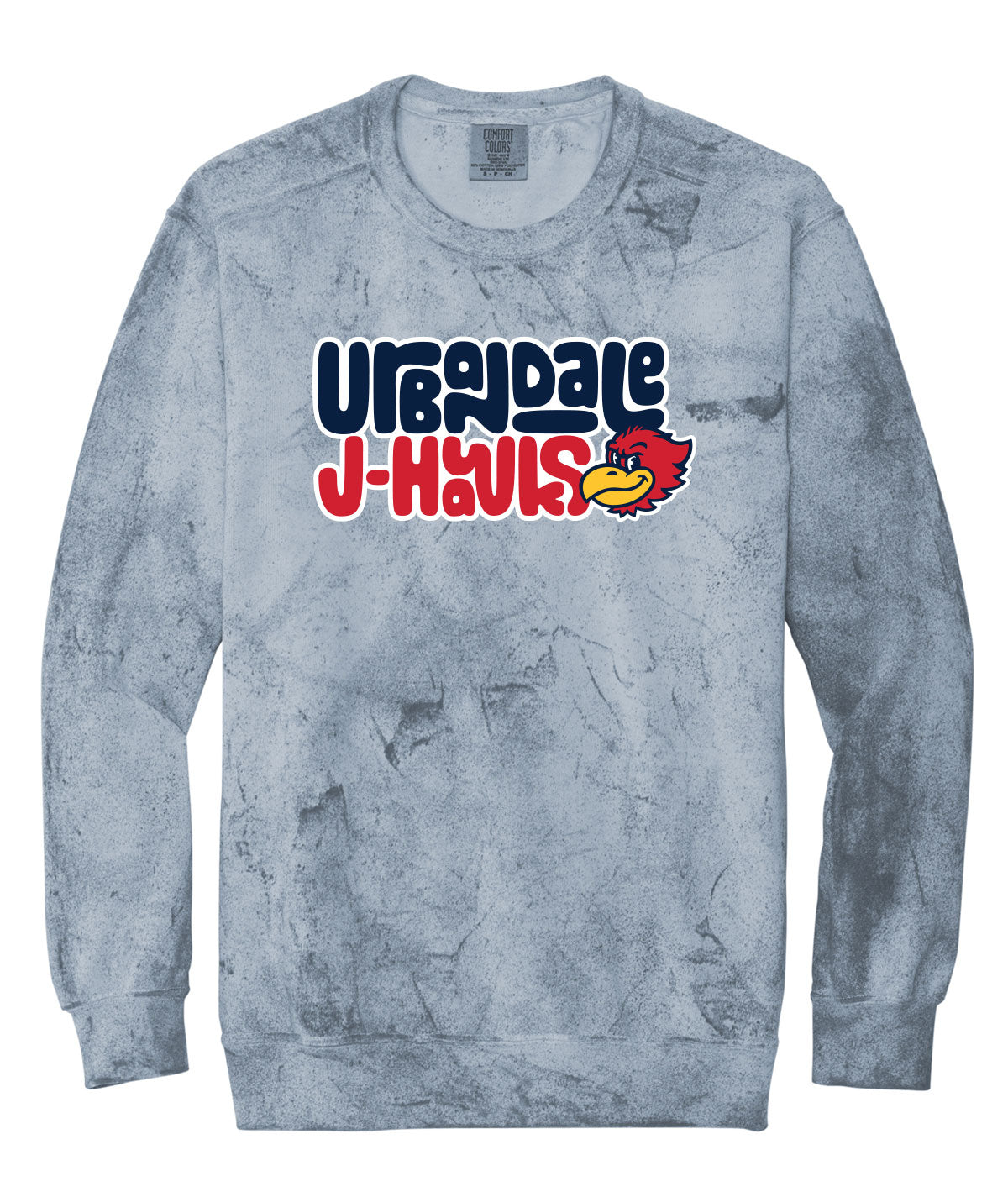 J-Hawks Customizable Comfort Colors Colorblast Crewneck Sweatshirt