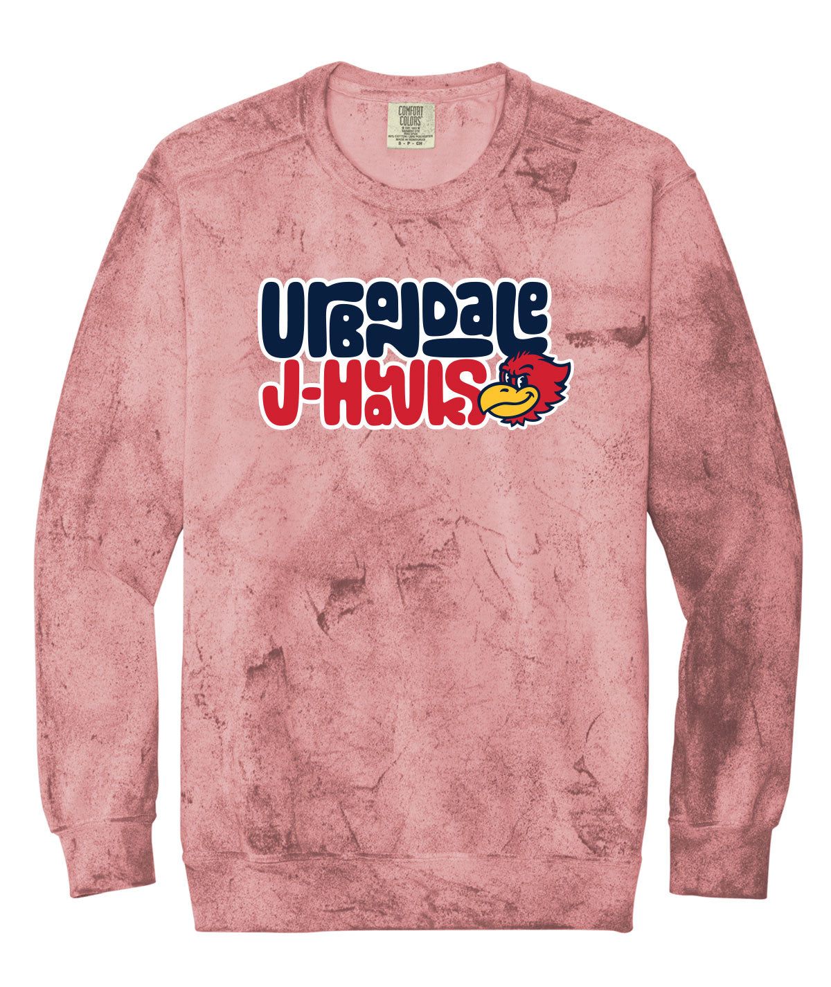 J-Hawks Customizable Comfort Colors Colorblast Crewneck Sweatshirt