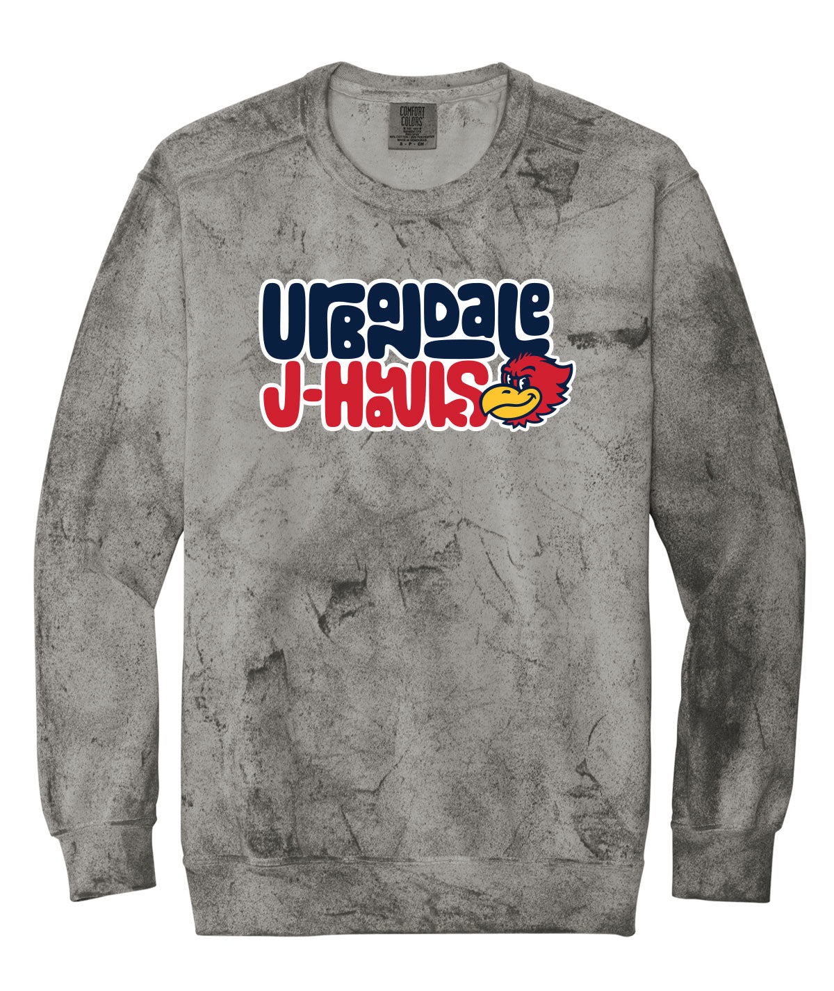J-Hawks Customizable Comfort Colors Colorblast Crewneck Sweatshirt