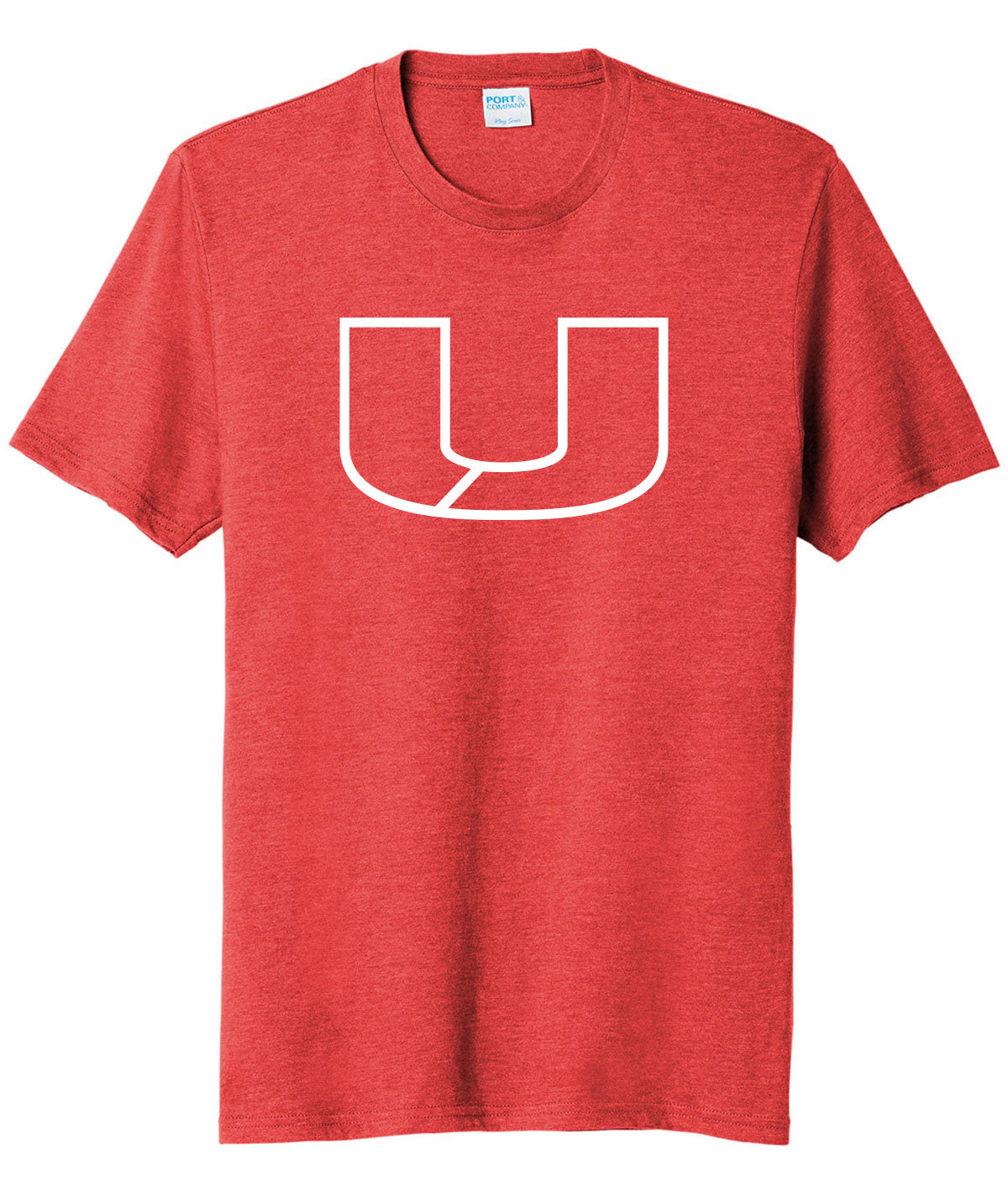 Split-U Letterman Tri-Blend Tee