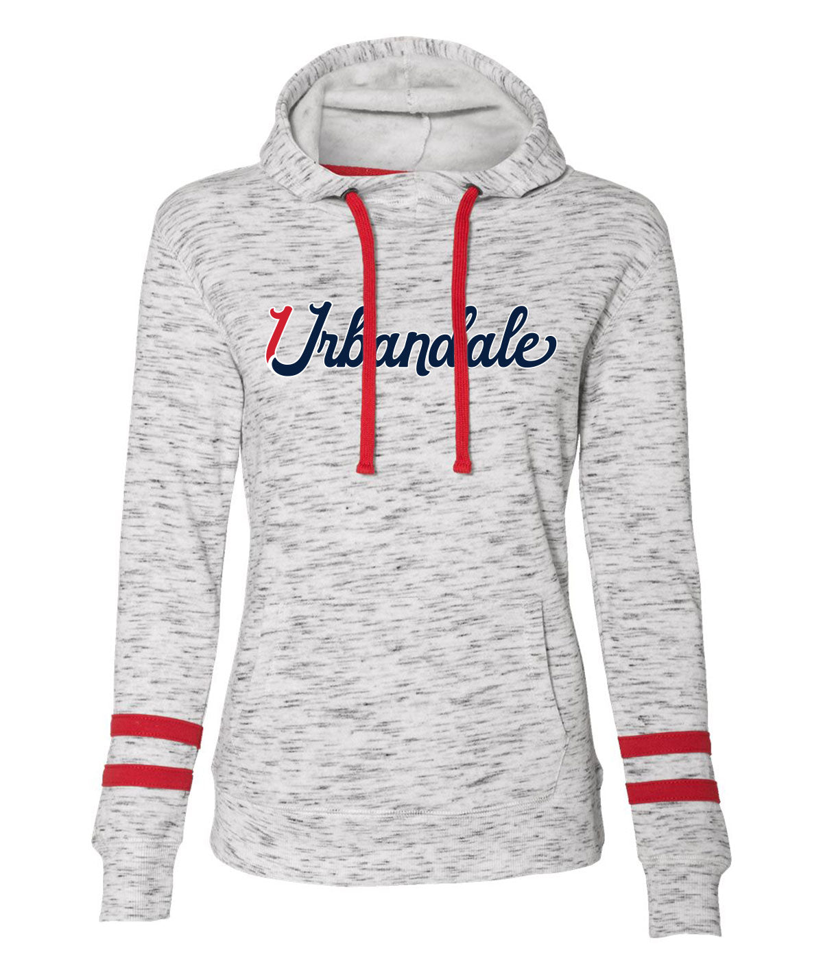 Urbandale Women's Striped Hooded Sweatshirt