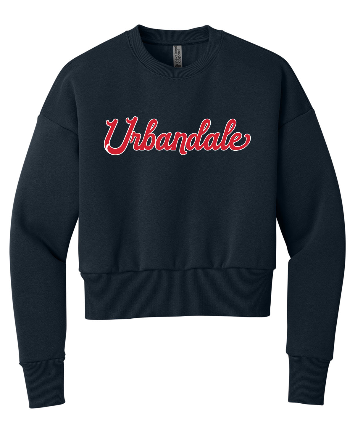 Urbandale Script Ladies Crew Sweatshirt