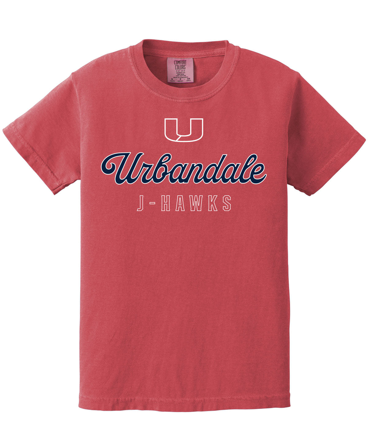 J-Hawks Customizable Youth Comfort Colors Tee