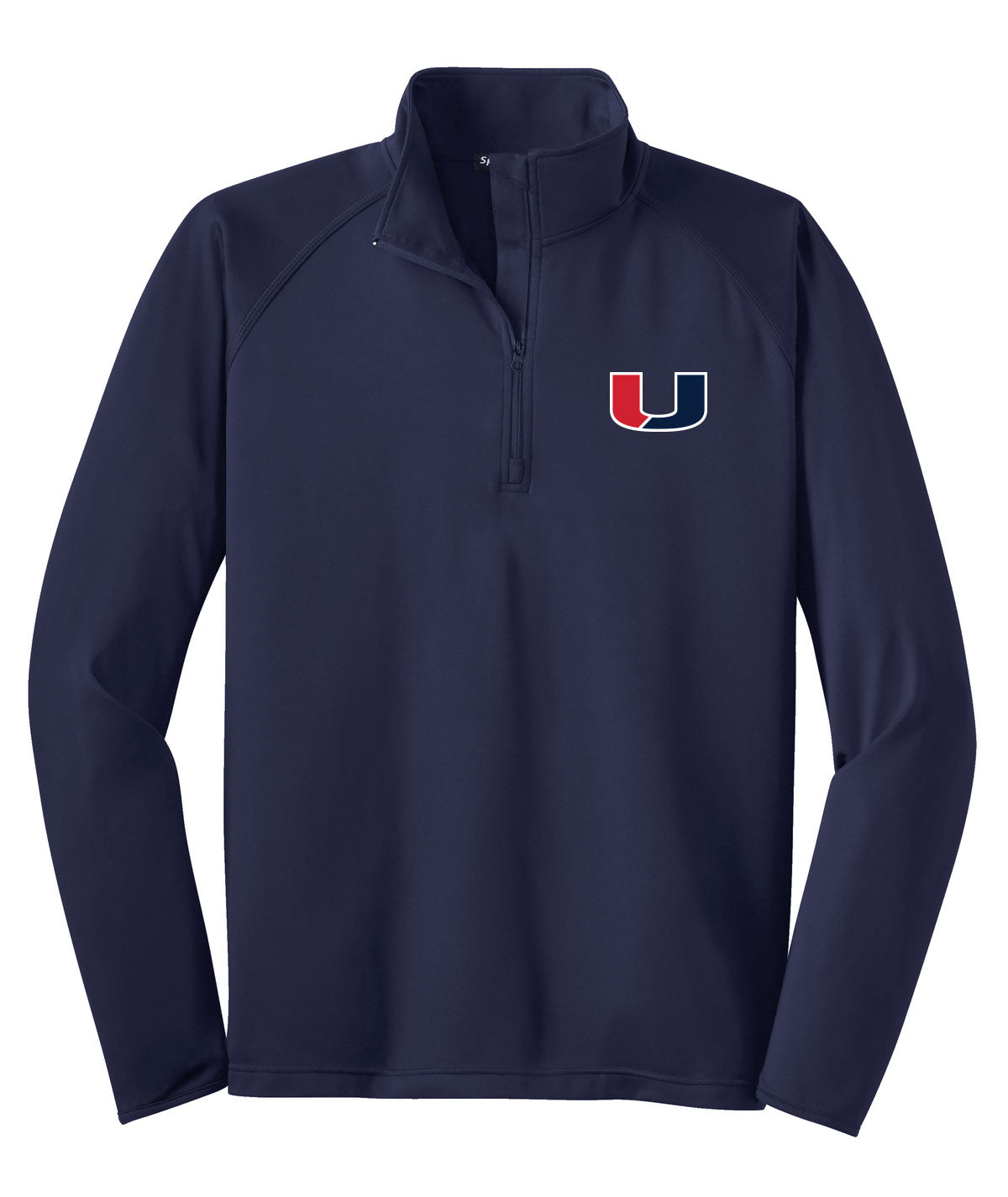 School Pride Mens 1/4 Zip Tall Pullover