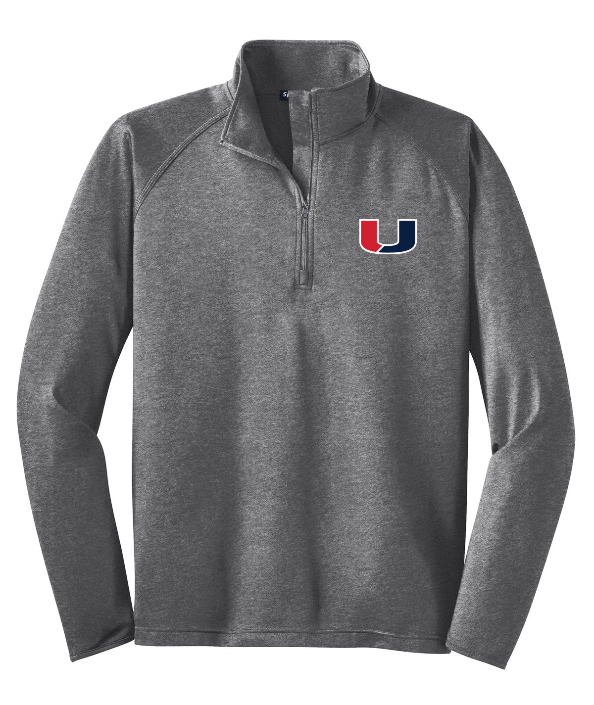 School Pride Mens 1/4 Zip Tall Pullover